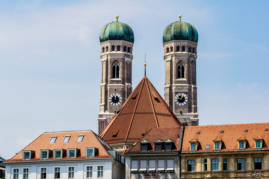 Germany, Bavaria, Munich, City Center, Cathedral of Our Dear Lady