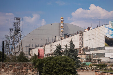Chernobyl Nuclear Power Plant after atomic reactor explosion