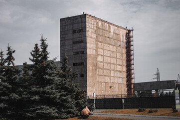 Chernobyl Nuclear Power Plant after atomic reactor explosion