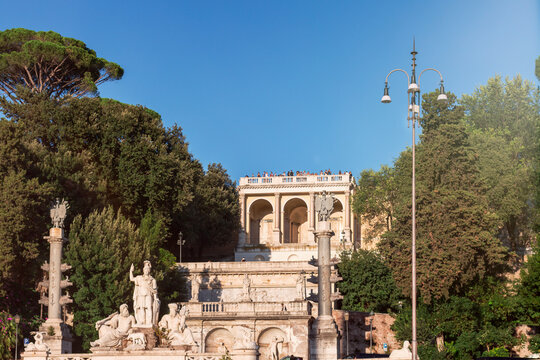 Italy, Rome, Fontana della Dea di Roma