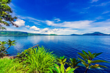 PapuaÔøΩNew Guinea, East New Britain Province, Rabaul, Shore of New Britain island on sunny day
