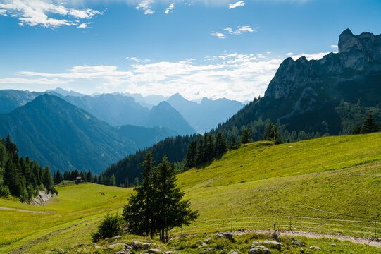Austria, Tyrol, Maurach, Rofan Mountains