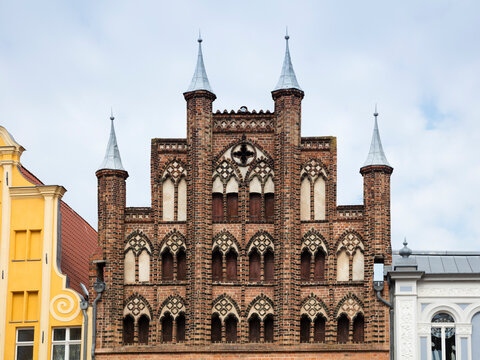 Gable of Wulflamhaus, Stralsund, Germany
