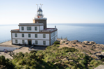 Fototapeta na wymiar Lighthouse of Finisterre in Galicia, Spain