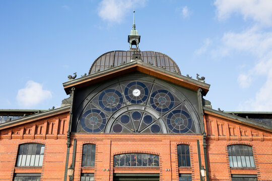 Germany, Hamburg, Altona, Detail Of The Fish Market Hall