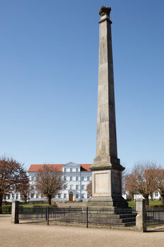 Obelisk, Circus, Putbus, Ruegen, Germany