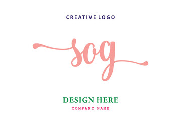 SOG lettering logo is simple, easy to understand and authoritative