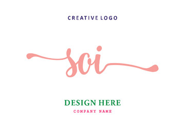 SOI lettering logo is simple, easy to understand and authoritative