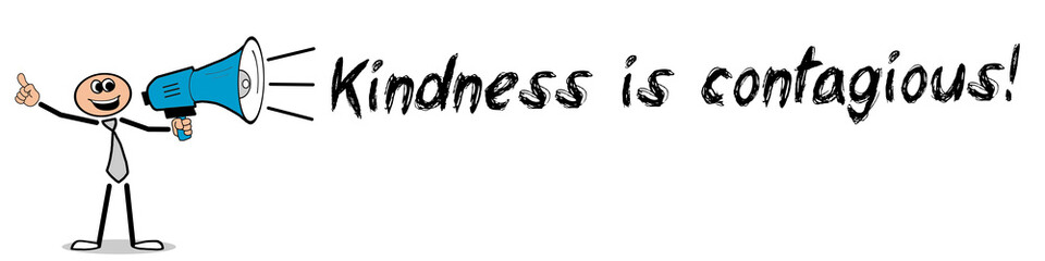 Kindness is contagious!