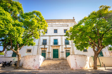 Fototapeta na wymiar Lethes Theater in downtown Faro, Algarve, Portugal