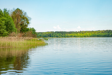 Fototapeta gołdap jezioro molo mostek park ogród obraz
