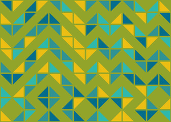 Abstract Geometric Pattern generative computational art illustration