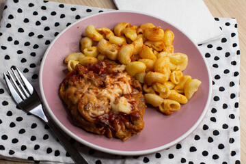 Chicken with pasta