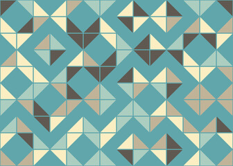 Abstract Geometric Pattern generative computational art illustration