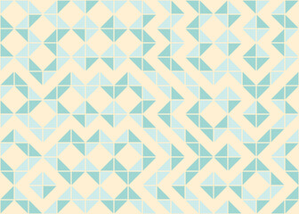 Fototapeta premium Abstract Geometric Pattern generative computational art illustration