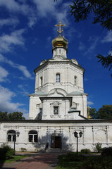 Fototapeta na wymiar City of Vidnoye, Russia - September, 2020: Temple of the Assumption of the Blessed Virgin