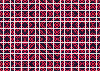 Abstract Geometric Pattern generative computational art illustration