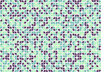 Abstract Geometric Pattern generative computational art illustration
