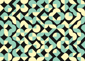 Abstract Geometric Pattern generative computational art illustration