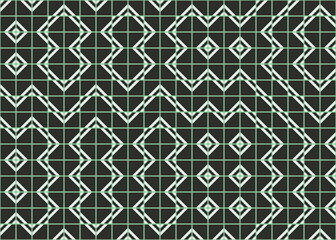 Abstract Geometric Pattern generative computational art illustration