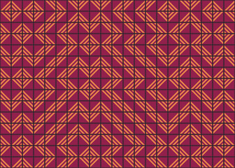 Abstract Geometric Pattern generative computational art illustration