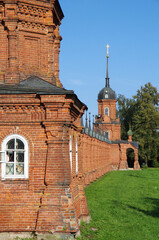 Volokolamsk, Moscow region, Russia - September, 2020:   Volokolamsk Kremlin. The architectural...