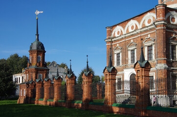 Volokolamsk, Moscow region, Russia - September, 2020:   Volokolamsk Kremlin. The architectural...