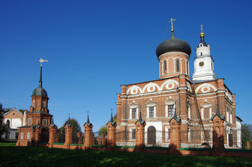 Fototapeta na wymiar Volokolamsk, Moscow region, Russia - September, 2020: Volokolamsk Kremlin. The architectural ensemble in Volokolamsk. Nikolskiy Cathedral