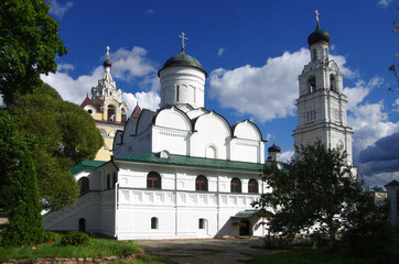 Kirzhach, Russia - September, 2020: Annunciation monastery. The Holy Annunciation diocesan Kirzhach monastery was founded by St. Sergius of Radonezh in 1358