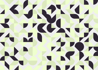 Abstract Geometric Pattern generative computational art illustration