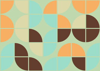 Abstract Geometric Pattern generative computational art illustration