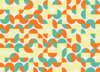 Abstract Geometric Pattern generative computational art illustration