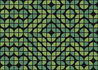 Abstract Geometric Pattern generative computational art illustration