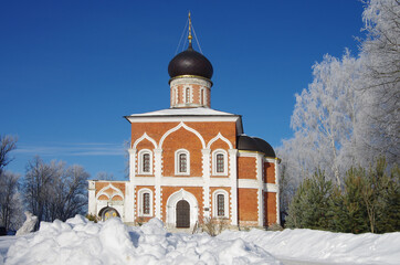 Mozhaisk, Russia - February, 2021: St. Peter and St. Paul Church