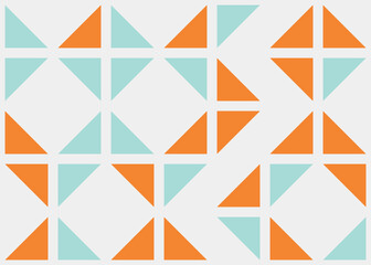 Abstract Geometric Pattern generative computational art illustration