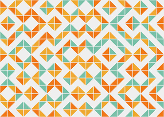 Fototapeta premium Abstract Geometric Pattern generative computational art illustration