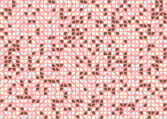 Fototapeta premium Abstract Geometric Pattern generative computational art illustration