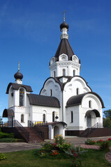 Fototapeta na wymiar Orekhovo-Zuyevo, Russia - September, 2020: Church of New martyrs of Orekhovo-Zuyevo