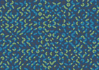 Abstract Geometric Pattern generative computational art illustration