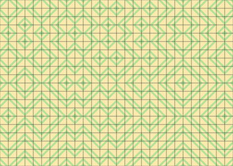 Fototapeta premium Abstract Geometric Pattern generative computational art illustration