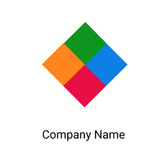 abstract colorful logo design