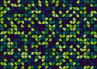 Abstract Geometric Pattern generative computational art illustration