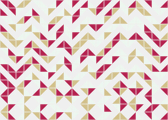 Abstract Geometric Pattern generative computational art illustration