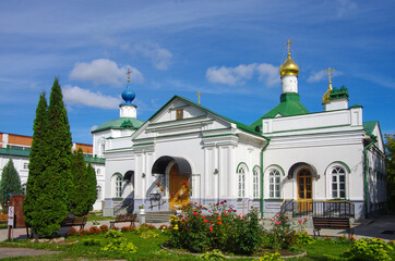 Fototapeta na wymiar Ryazan, Russia - September, 2020: Holy Trinity Man's Monastery
