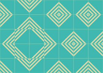 Abstract Geometric Pattern generative computational art illustration