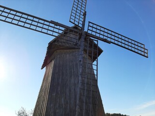 old windmill in the country