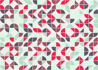 Abstract Geometric Pattern generative computational art illustration