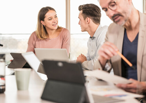 Business people having a meeting in office