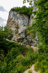 Cascada Vanturatoarea în the Domogled Valea Cernei Național Park în România