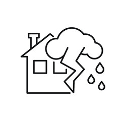 building Icon . Lorem Ipsum Illustration design